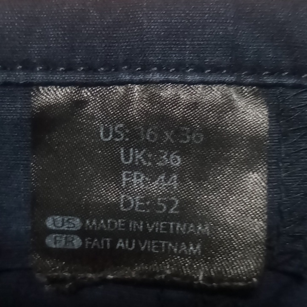 SOLD SOLD Pants Mens 36 x 36 BLACK Preowned Outdoor Utility Cargo Work - Picture 3 of 9